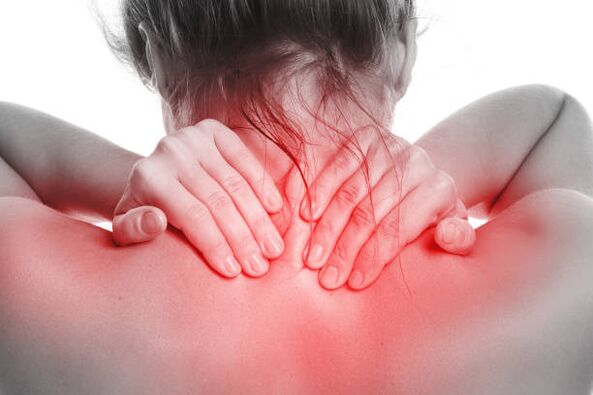 sintomi di dolore al collo dell'osteocondrosi